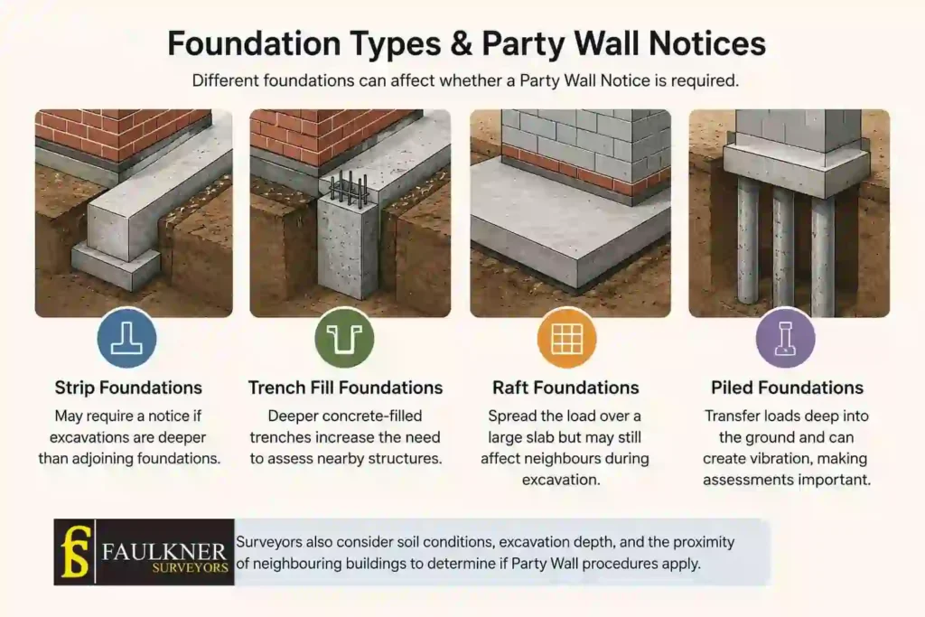 How Do Construction Methods Affect Party Wall Requirements? A Homeowner’s Guide 1 How Do Different Foundation Types Influence Party Wall Notices Hoddesdon?